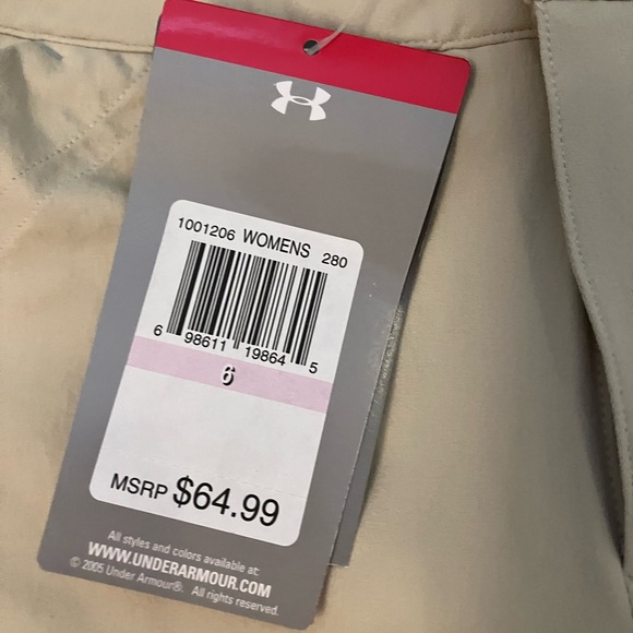 Under Armour relaxed fit khaki golf capris - Picture 9 of 10